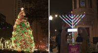 Holiday events held across Chicago area to celebrate Christmas Day, first day of Hanukkah