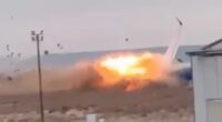 Horror moment plane with 67 onboard crashes in fireball explosion in Kazakhstan with dozens feared dead in Xmas disaster