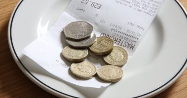 How demands for US-style tipping are on the rise in UK hotels and cafes... but hard-up Brits are NOT giving in