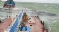 Humiliation for Putin as Russian oil tanker splits in two killing at least one sailor & 2nd ship is damaged in Black Sea