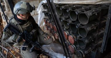 IDF finds Hezbollah weapons cache in underground tunnel: video