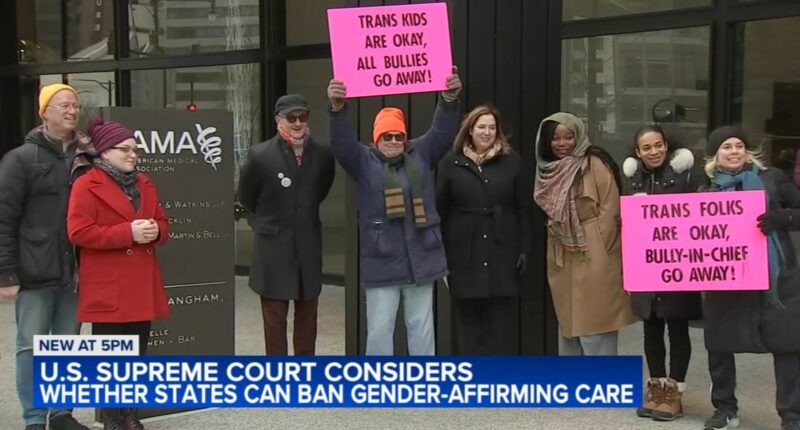 Illinoisans react as US Supreme Court hears Tennessee transgender care case