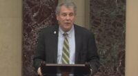 'I'm not giving up on our fight for workers': Ohio's Sherrod Brown makes final speech on US Senate floor