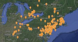 Interactive map reveals mystery drone hotspots as FBI issues warning