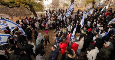 Israeli hostages' families hold Central Park rally, call on Biden, Trump to bring loved ones home