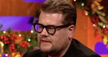 James Corden fights back tears while reminiscing about the emotional 'last line' of the Gavin & Stacey finale as he reveals sweet Christmas Day plans with co-star Ruth Jones