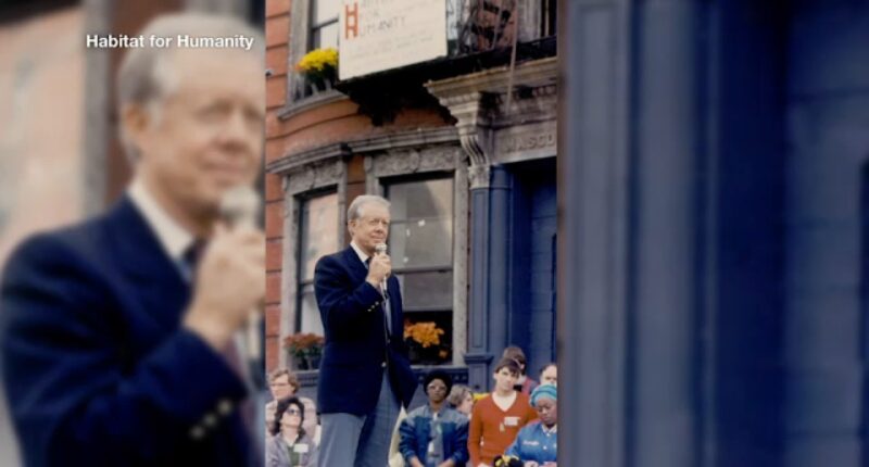 Jimmy Carter's work with Habitat for Humanity started in East Village of Manhattan in New York