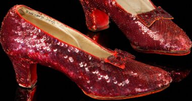 Judy Garland's Iconic Ruby Slippers From 'Wizard of Oz' Sell For An Astonishing Price