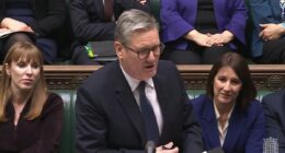 Keir Starmer refuses to repeat vow for UK to have fastest growth in the G7 as Tories warn he will be 'back for more taxes' despite record Budget raid