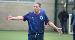 Keir Starmer takes to football pitch for his weekly game of five-a-side – but can you spot what’s ‘wrong’ with his kit?