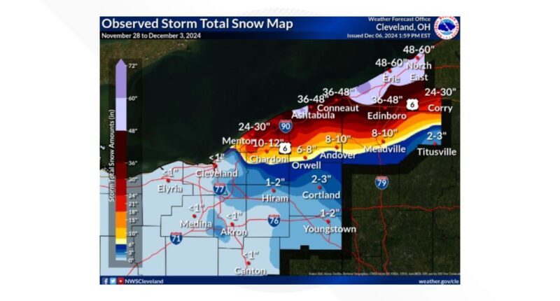 Lake-effect snow in Northeast Ohio: How last week's massive event compares to past seasons