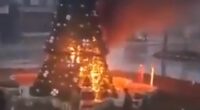 MARK ALMOND: Burning Christmas tree fills Syrian Christians with fear of what's to come