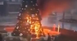 MARK ALMOND: Burning Christmas tree fills Syrian Christians with fear of what's to come