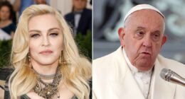 Madonna Sparks Controversy for Sharing AI Pic of Herself With Pope Francis