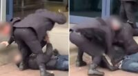 Manchester Airport cops punch & kick man pinned to floor – weeks after officers cleared over previous arrest vid