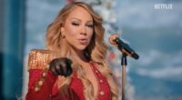 Mariah Carey stuns as she performs her Christmas classic All I Want for Christmas for NFL on Netflix debut