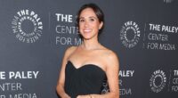 Meghan Markle's $20,000 red carpet accessorises: Duchess teams her Oscar de la Renta gown with Cartier bracelet, tennis necklace and sentimental eternity ring from Prince Harry