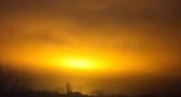 Moment Ukraine drone strike on Putin’s oil depot sparks ‘doomsday’ explosion lighting up the night across Russian town