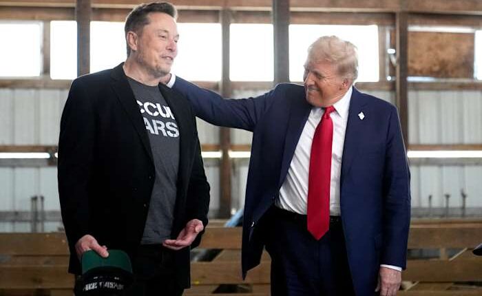 Musk and Trump are viewed roughly the same by Americans, an AP-NORC poll finds