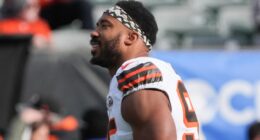 Myles Garrett becomes first player ever to record 100 sacks while wearing a Cleveland Browns uniform