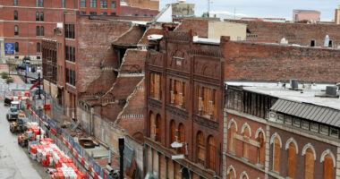 Nashville Christmas Day bombing site still a shell of a building in eerie pics 4 years on as unanswered questions remain