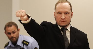 Neo-Nazi killer Anders Breivik who applied for parole just 13 years after island massacre left 77 dead WILL remain behind bars - despite court noting 'positive' changes