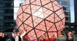 New Year's Eve Celebration: Crews begin final preparations for crystal ball set to drop in Times Square next week