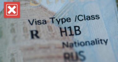 No, workers on H-1B visas are not barred from joining unions