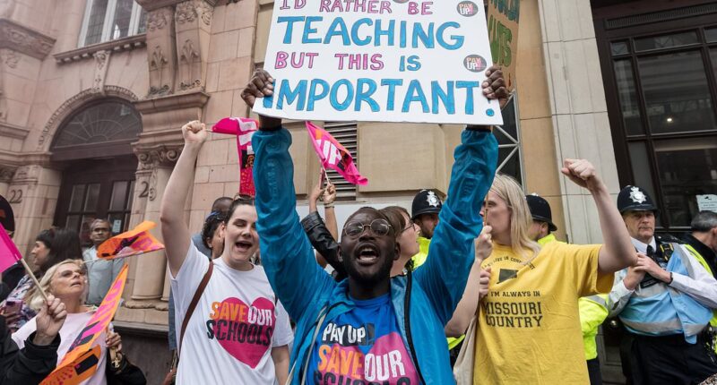 No10 warns teachers and nurses that bigger pay rises can only happen if they get more productive - as unions threaten STRIKES over inflation-busting 2.8% offer