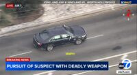 North Hollywood standoff, police chase through San Fernando Valley ends after Los Angeles, CA sheriff's deputies tackle man