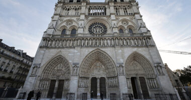 Notre Dame Cathedral reopens its doors to Macron and other world leaders in a rare symbol of unity in Paris, France