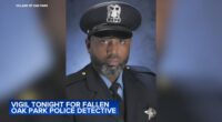 Oak Park shooting: Candlelight vigil honors fallen Police Detective Allan Reddins; Chicago man Jerell Thomas accused of murder