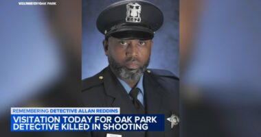 Oak Park shooting: Family, friends to gather for visitation for fallen Oak Park Detective Allan Reddins