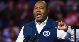 Outgoing DNC chair Jaime Harrison pushes back against critics of 'identity politics'