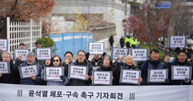 Political strife erupts over South Korean court as it is set to determine the fate of impeached Yoon