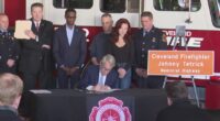 Portion of I-90 to be renamed for fallen Cleveland firefighter Johnny Tetrick after Gov. Mike DeWine signs bill