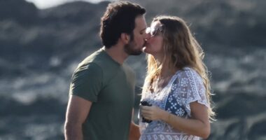 Pregnant Gisele Bundchen kisses Joaquim Valente on romantic trip to ex Tom Brady's favorite vacation spot