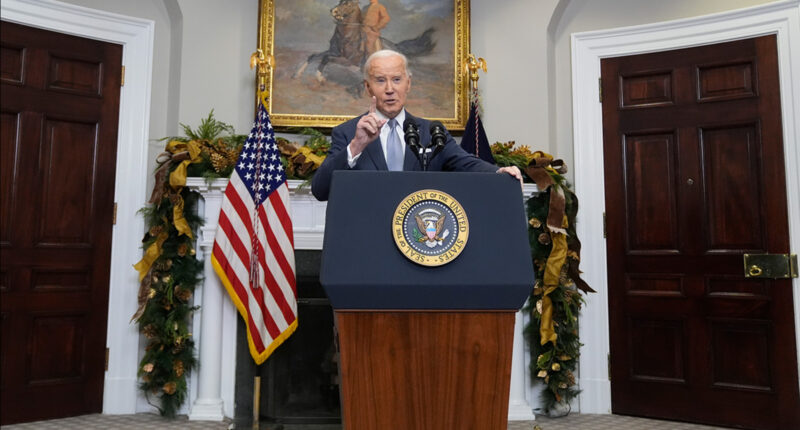 President Joe Biden says Bashar Assad's fall in Syria is a 'fundamental act of justice,' but 'a moment of risk'