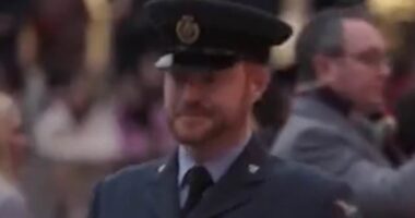 Prince Harry's look-a-like is spotted in a trailer for Kate Middleton's Christmas carol concert