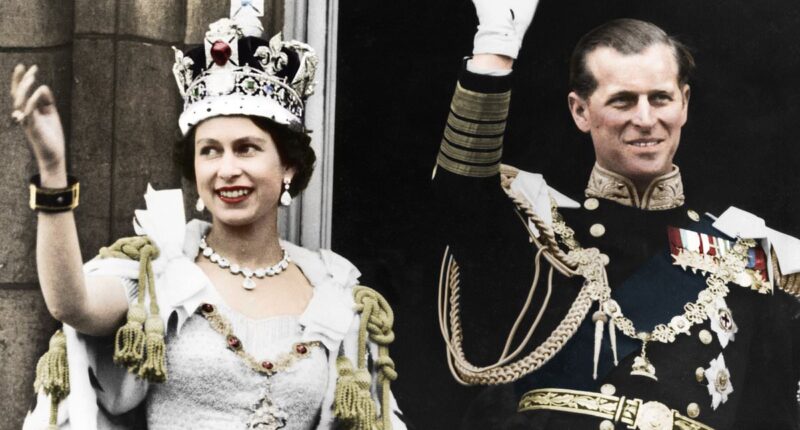 Queen Elizabeth II would bath Charles whilst wearing her heavy Imperial State Crown to practice for her coronation - as King admits to feeling 'slightly anxious' about the weight of his own