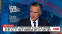 ROMNEY TO CNN: January 6 Will Be Seen As 'Very Dark Day In American History' Despite Trump Win