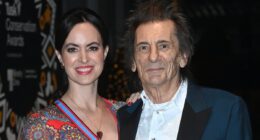 Ronnie Wood's wife Sally, 46, reveals the secret to their happy 12 year marriage as she gives an insight into life with the rocker, 77