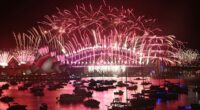 Say hello to 2025! Hundreds of thousands of Australians watch spectacular fireworks display in Sydney as rest of the world prepares to welcome the New Year