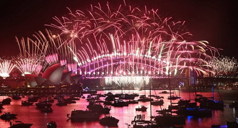 Say hello to 2025! Hundreds of thousands of Australians watch spectacular fireworks display in Sydney as rest of the world prepares to welcome the New Year