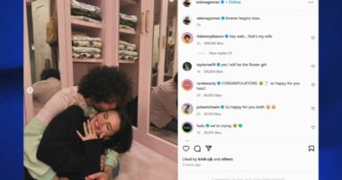 Selena Gomez is engaged to record producer Benny Blanco