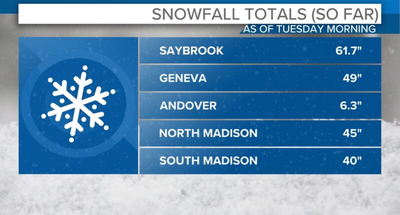 Snow totals are in for Northeast Ohio and...WOW!