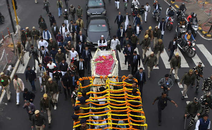 State funeral begins for former Indian Prime Minister Manmohan Singh, who instituted economic reform