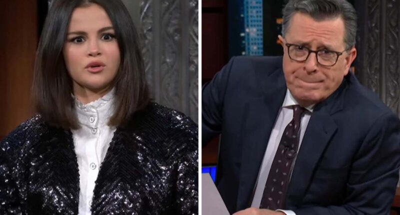 Stephen Colbert Leaves Selena Gomez Stunned After Grilling Her About Her Relationship With Benny Blanco On ‘The Late Show’