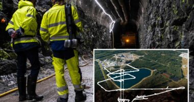 Take a final look inside the 1,500ft-deep underground tunnels that will soon be shut off to humans for 100,000 YEARS