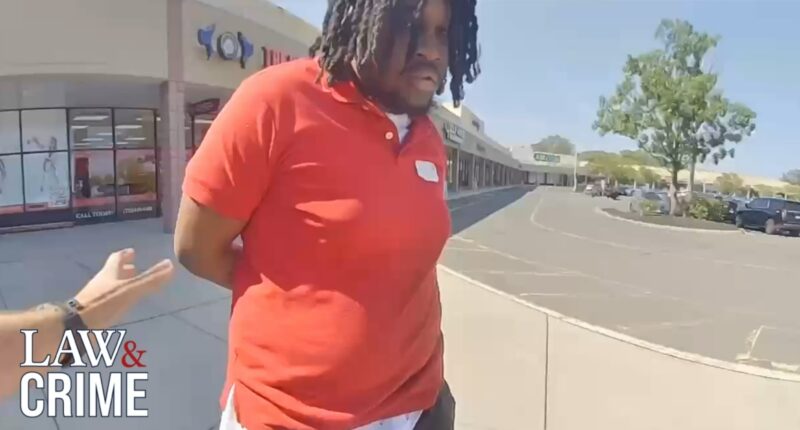 Target upskirt suspect tries to flee and fails